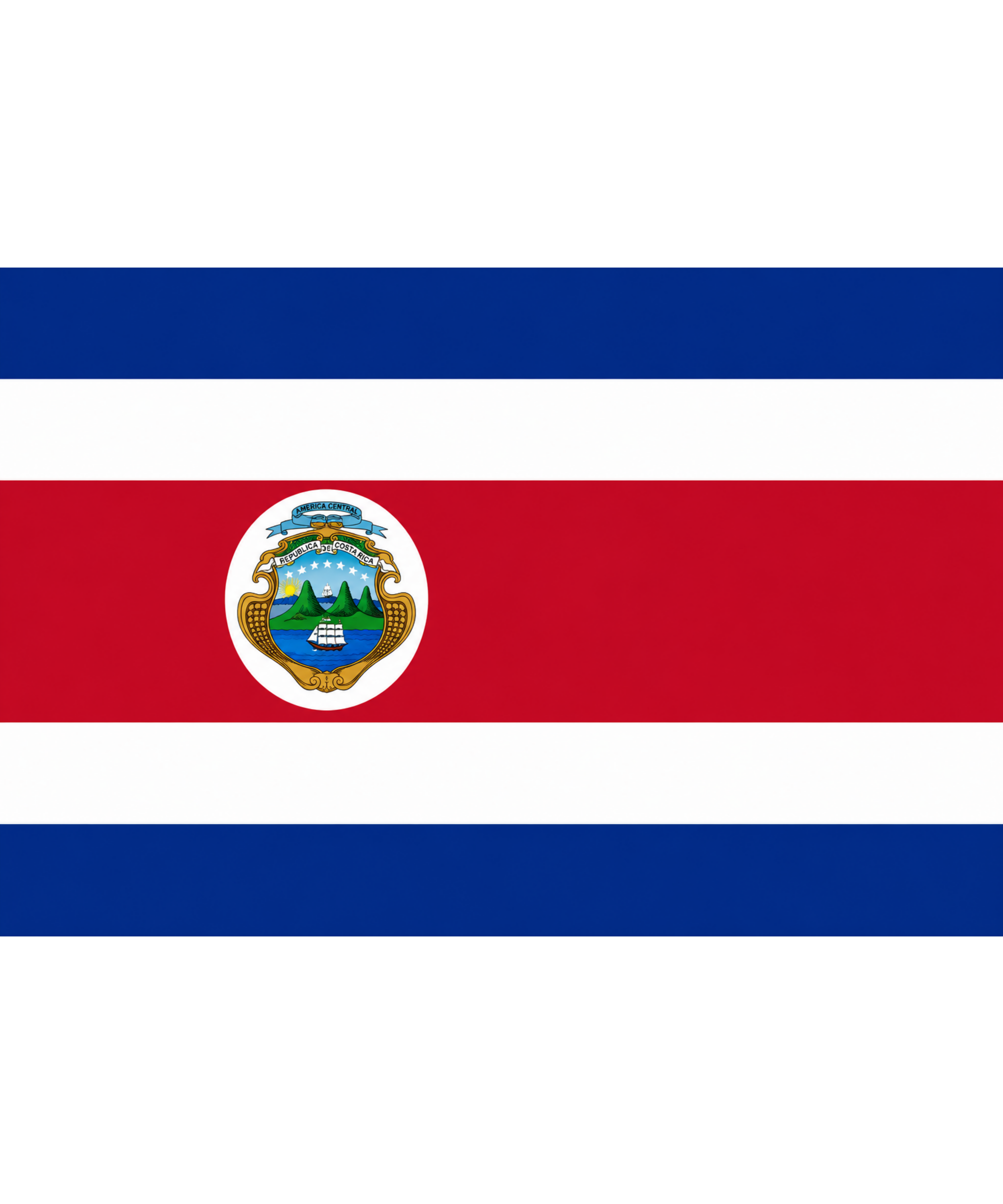 Costa Rica Pura Vida premium t-shirt with gold national pride design