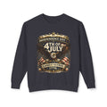 4th of July Crewneck Sweatshirt — Independence Day Eagle "Land of the Free 1776"